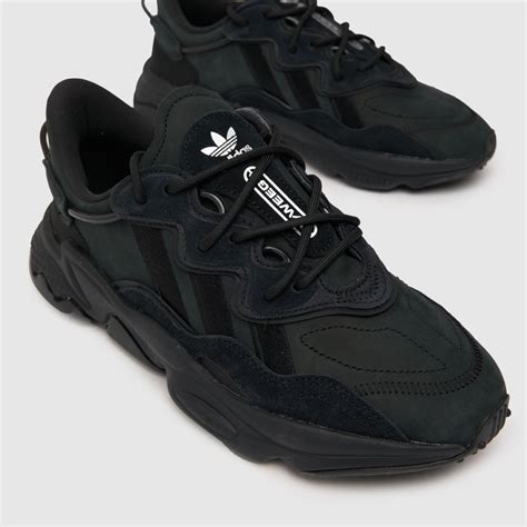 black adidas ozweego